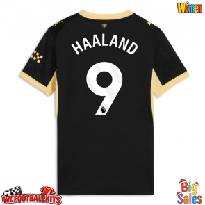 Manchester City Erling Haaland #9 Replica Away Stadium Shirt for Women 2026-27 Short Sleeve
